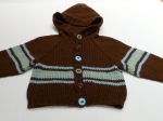 Striped Baby Hoodie - 4